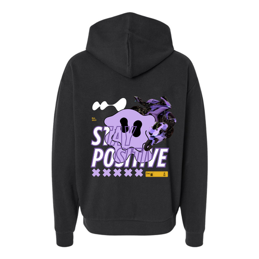 Stay Positive: Oversized Project Limited Hoodie (55 Entries)